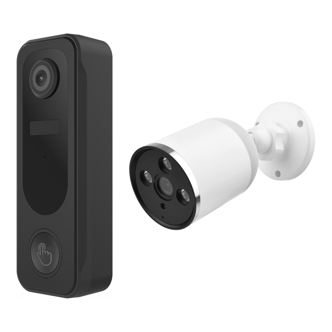 Bundel: Draadloze Deurbel + Bedrade Camera