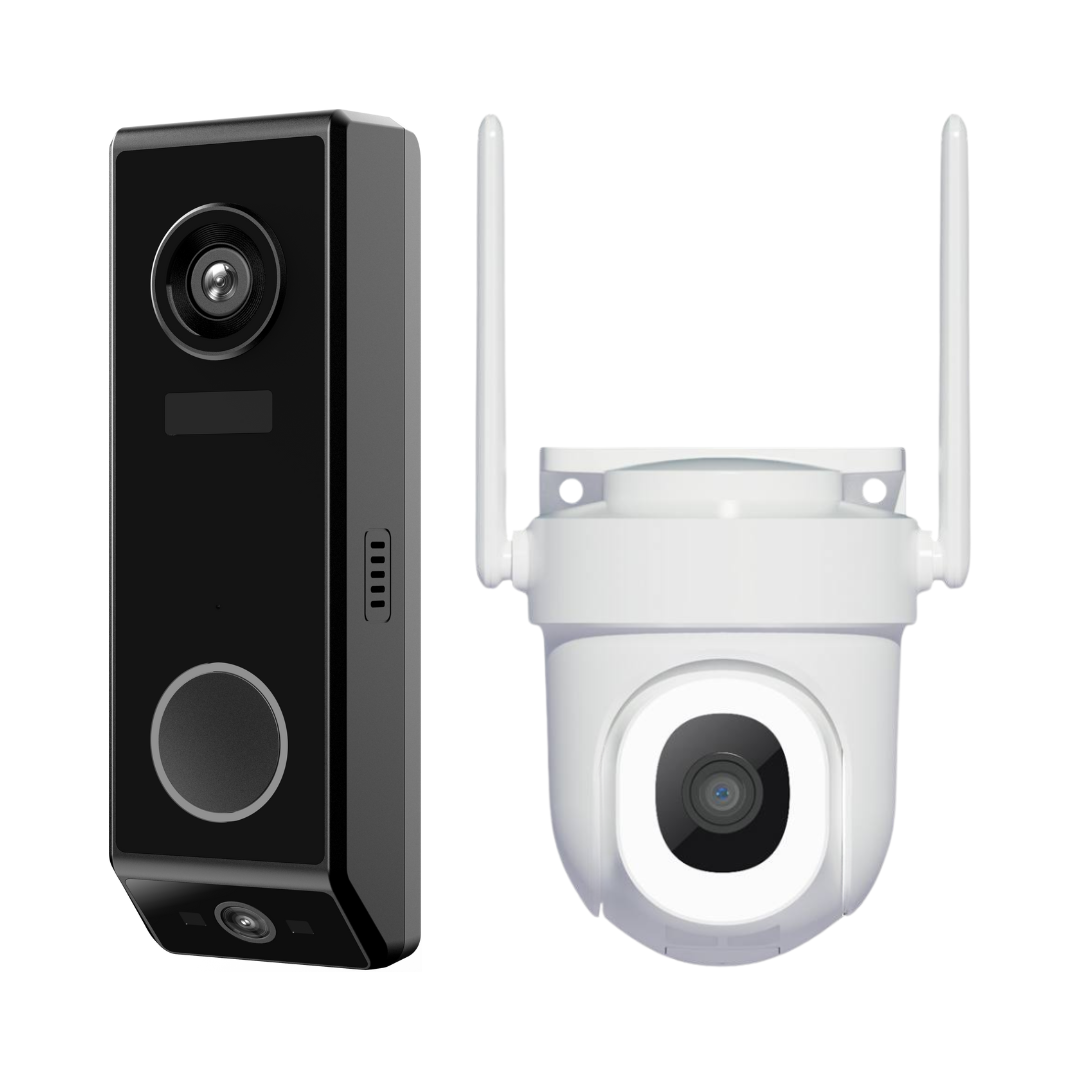 Bundle: DualCam Doorbell + 360 Camera